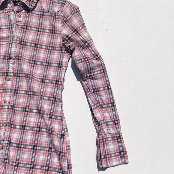 DONATE 7/2🛑Bik Bok BW Ivy Check Button Down Top - Picture 4 of 8